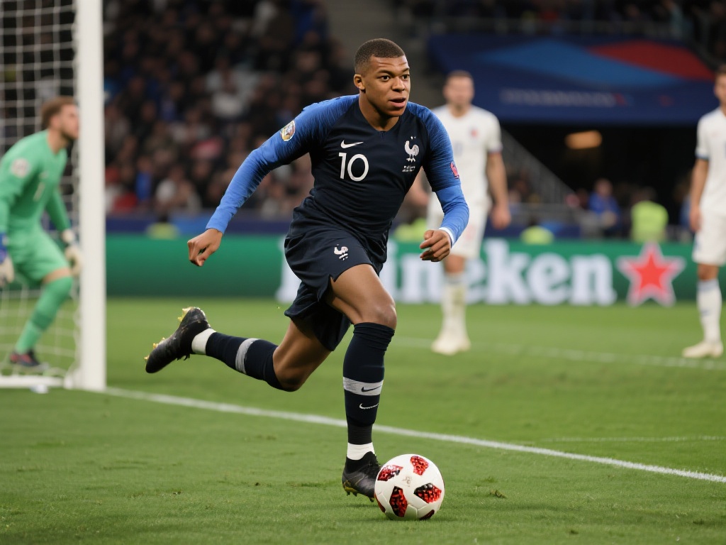 在最近的一场法国国家队比赛中,尽管球队未能取胜,但姆巴佩的表现却堪称惊艳。他在比赛中完成了一次关键进球,成功将自己的国家队进球数提升到一个新的高度。据统计,这位年轻的前锋已经超越了C罗在某一特定数据上的成就,成为法国队历史上最年轻的达到这一里程碑的球员。这样的成就无疑是姆巴佩职业生涯中的又一个亮点,也让人们对他的未来充满期待。